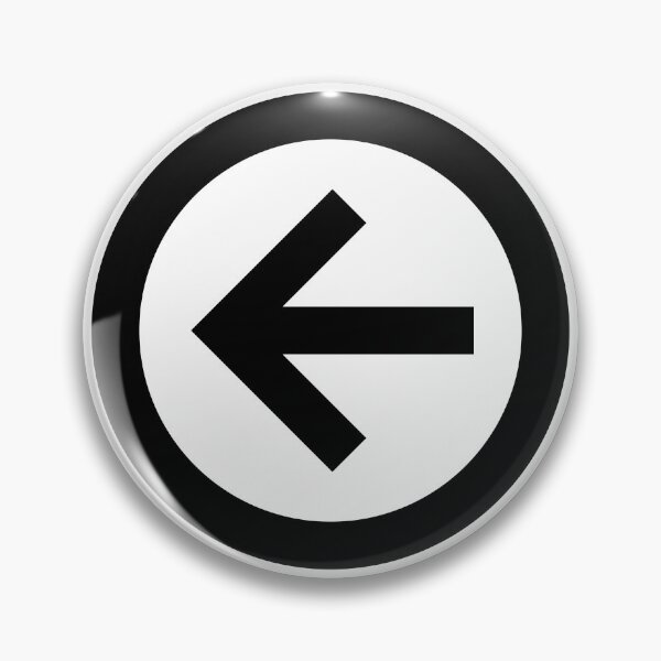 Item preview, MDI Arrow-Left-Circle-Outline designed and sold by GnarlyFurtardo.