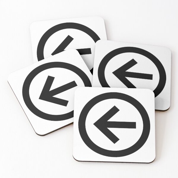 Item preview, MDI Arrow-Left-Circle-Outline designed and sold by GnarlyFurtardo.