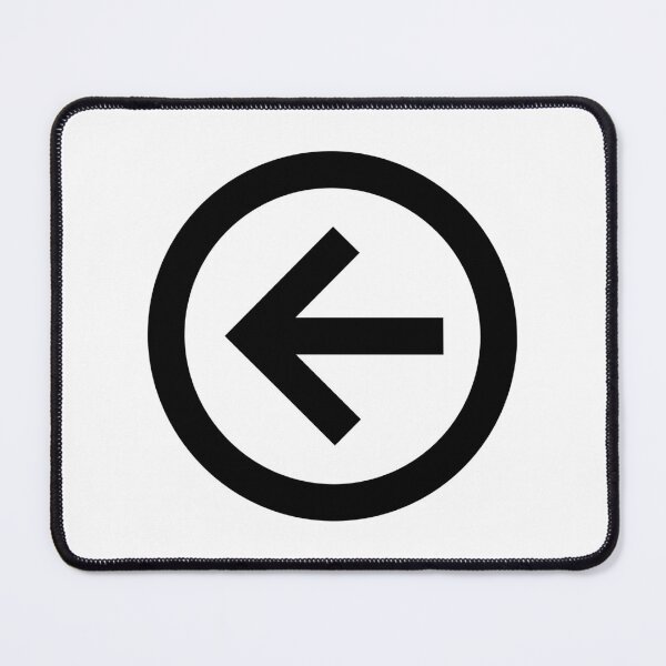 Item preview, MDI Arrow-Left-Circle-Outline designed and sold by GnarlyFurtardo.