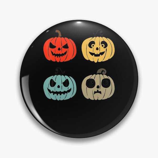 Item preview, Halloween Pumpkin Faces Vintage Retro designed and sold by ErinWilkinson.