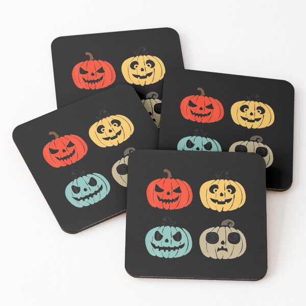 Item preview, Halloween Pumpkin Faces Vintage Retro designed and sold by ErinWilkinson.