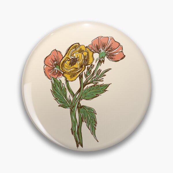 Item preview, Three Wildflowers.  designed and sold by Haley Schulz.