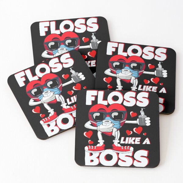 Item preview, Floss Like a Boss Heart in A Mask Sanitizer Youth Boys Kids designed and sold by OusmaneProDz.