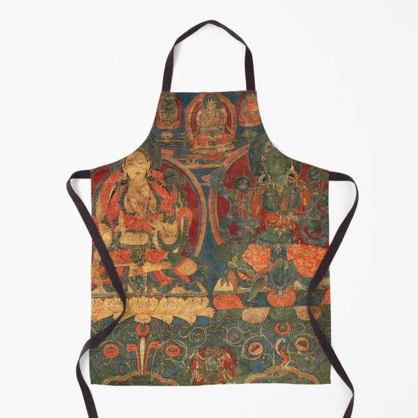 Item preview, Mandala 69 Twin Tara Tantra Green White designed and sold by GuyBlank.