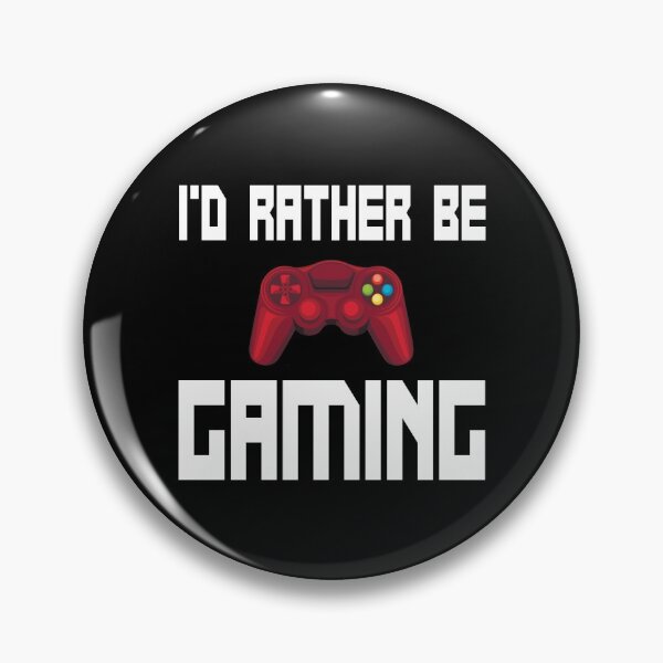 Item preview, I'd Rather Be Gaming  designed and sold by ZiesMerch.