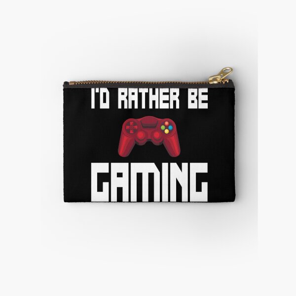 Item preview, I'd Rather Be Gaming  designed and sold by ZiesMerch.