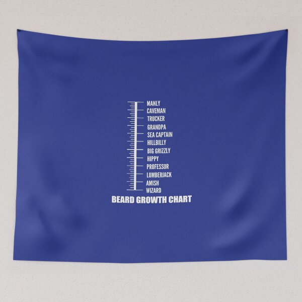 Item preview, Beard Growth Chart designed and sold by AlwaysAwesome.
