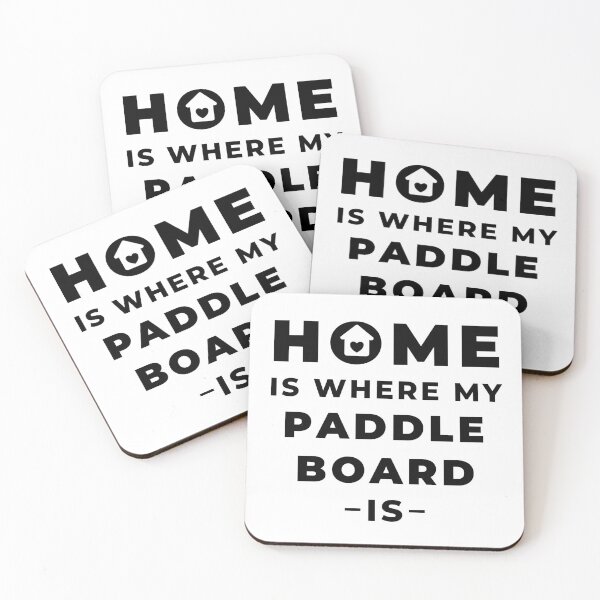Item preview, Home is where my paddleboard is designed and sold by TheGreenGoat.