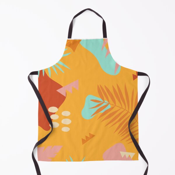 Item preview, Orange and Pastel Colored Abstract Plants and Leaves Pattern designed and sold by AsinusAS.