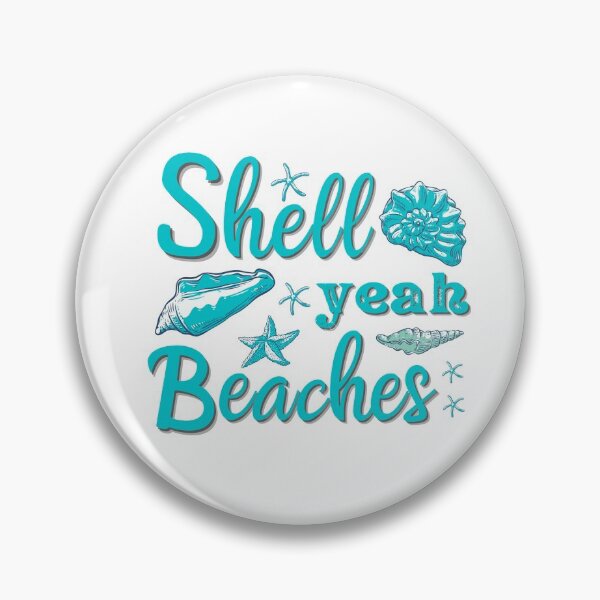 Artikelvorschau, Lustige Muschel ja Strände, ich liebe den Strand, tropische Ferien, Strandliebe, Reiseutensilien entworfen und verkauft von Sun Sand & Sea Art.