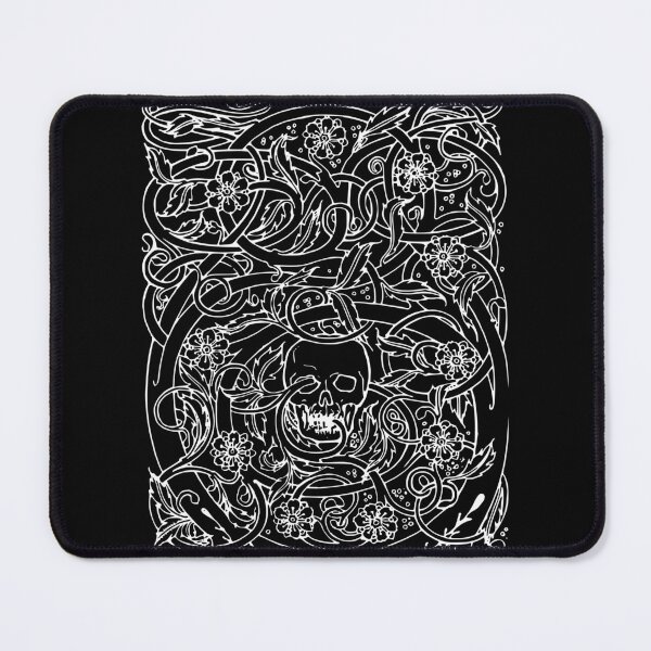 Item preview, Skull inside floral ornament designed and sold by Marker7.