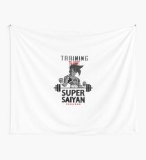 Tela decorativa entrenamiento super saiyan