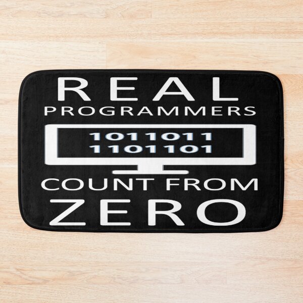 Item preview, Real Programmers Count from Zero - Software Developers and Writers of Code designed and sold by davidmurtagh.