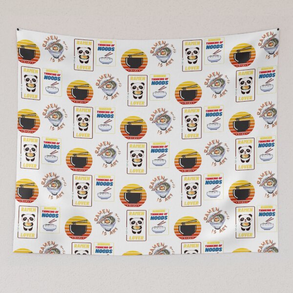 Item preview, ramen noodles sticker pack designed and sold by Bizarro23.