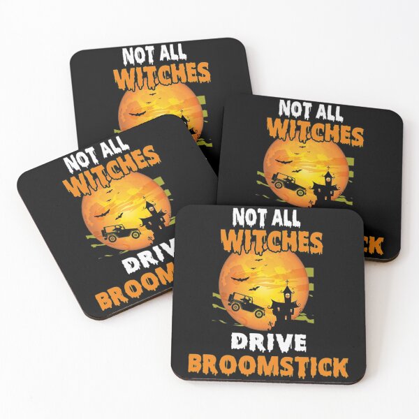 Artikelvorschau, Not All Witches Drive Besenstiel Hallo T-ShirtNot All Witches Drive Besenstiel Halloween Jeep entworfen und verkauft von ThirHargrave.