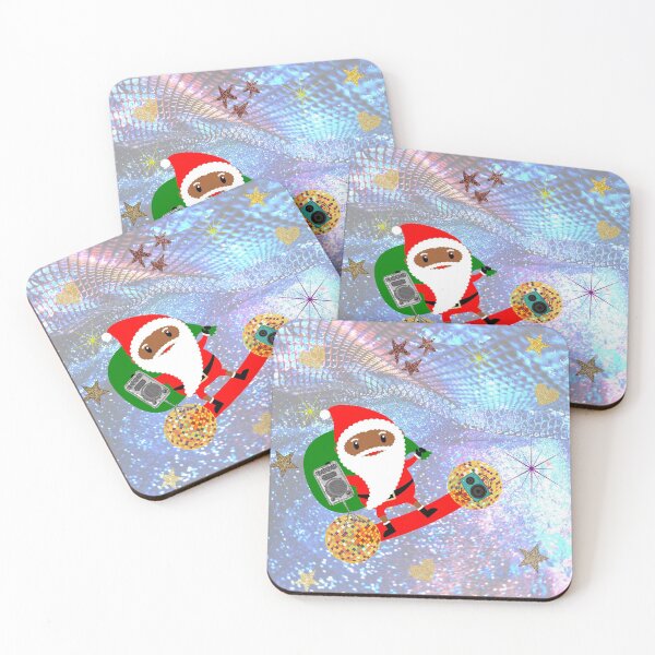 Item preview, Fun & Funky Fresh Santa Surfing Through Space! designed and sold by haRexia.