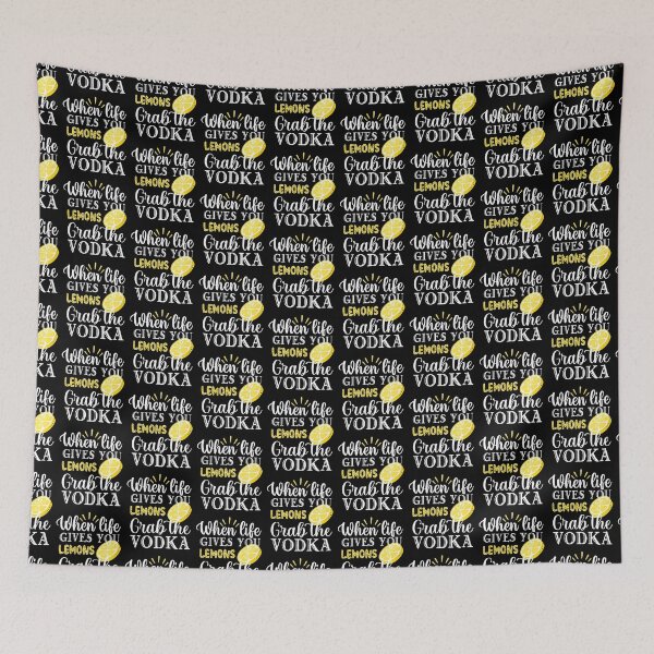 Item preview, When Life Gives You Lemons Grab The Vodka Funny Drinking designed and sold by Zurickdesigns.