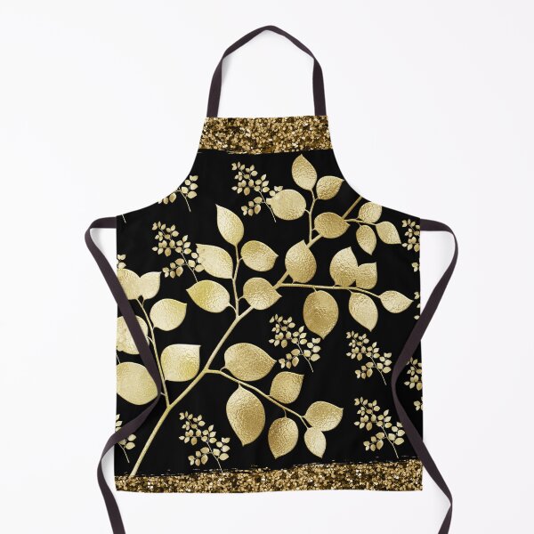 Item preview, golden glitter and leaves designed and sold by bano12.
