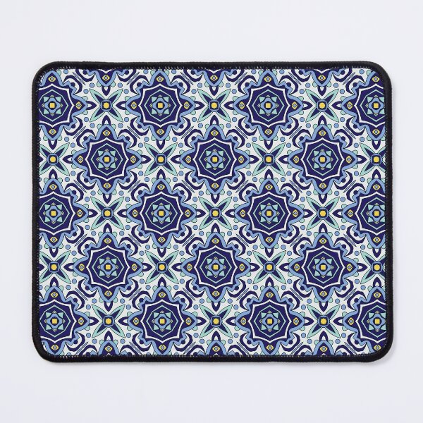 Item preview, Vintage ceramic tiles blue pattern designed and sold by urban-color.