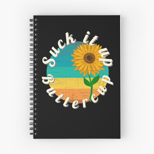Item preview, Suck It Up Buttercup Retro Striped Sunflower designed and sold by Zurickdesigns.