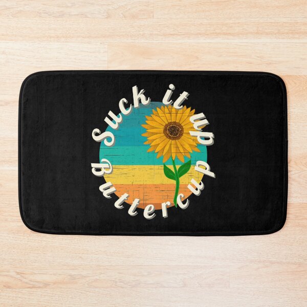 Item preview, Suck It Up Buttercup Retro Striped Sunflower designed and sold by Zurickdesigns.