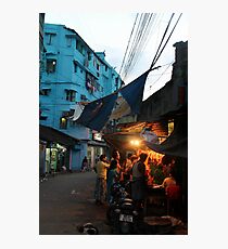 Street market in Kolkata Photographic Print