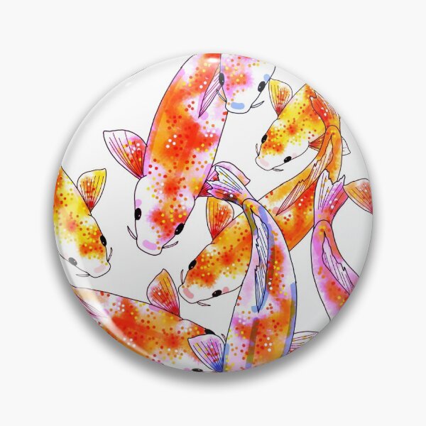 Item preview, vivid koi fish designed and sold by beesocks.