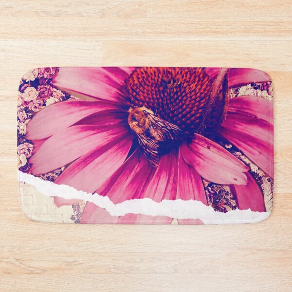 Item preview, Bumble Bee On Echinacea on a Bed of Roses  designed and sold by FringyGingy.