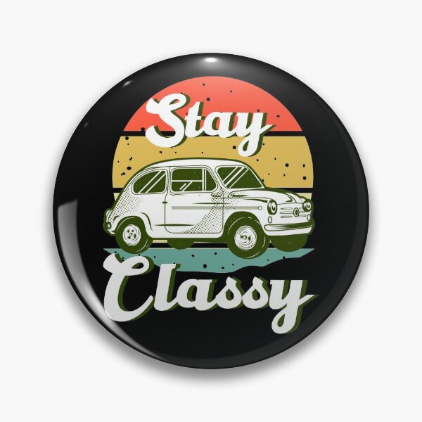 Artikelvorschau, Stay Classy Vintage Classic Car Retro Striped entworfen und verkauft von Zurickdesigns.