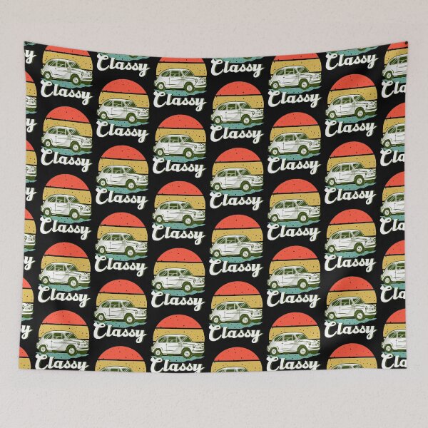 Item preview, Classy Vintage Classic Car Retro Striped designed and sold by Zurickdesigns.