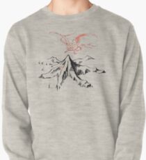 Red Dragon Above A Single Solitary Peak - Fan Art Pullover