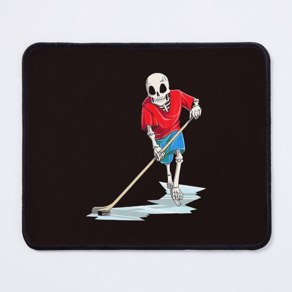 Item preview, skull skeleton playing ice hockey designed and sold by troilanhroi84.