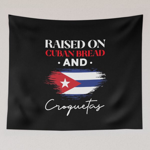 Item preview, Raised on Cuban Bread and Croquetas Funny Hispanic Heritage designed and sold by Neggan.