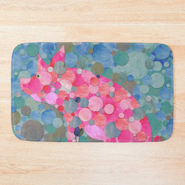 Item preview, Whimsical Big Pink Pig Art Mosaic Artwork designed and sold by Sharon Cummings Art.