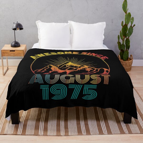 Item preview, Awesome Since August 1975 46-Year-Old 46th Birthday Boy Girl designed and sold by OusmaneProDz.