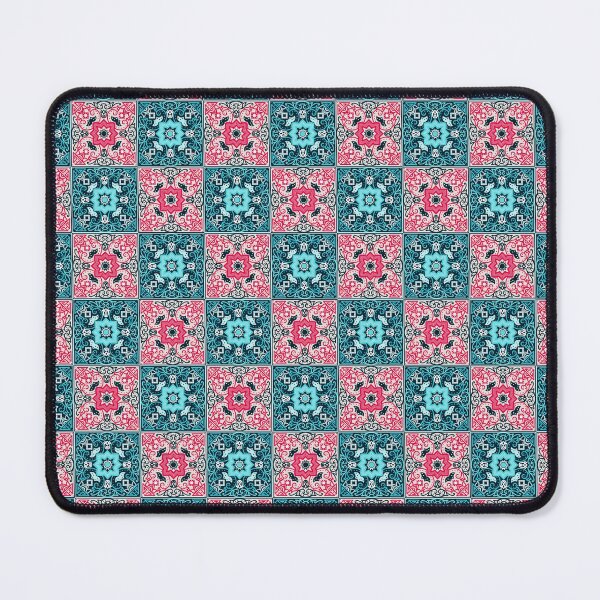 Item preview, Vintage ceramic tiles light blue and pink pattern designed and sold by urban-color.