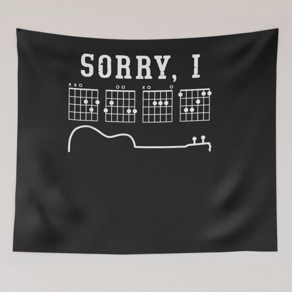 Item preview, Sorry I-DGAF Funny Hidden Message Guitar Chords For Lover Classic designed and sold by troyMmandeville.