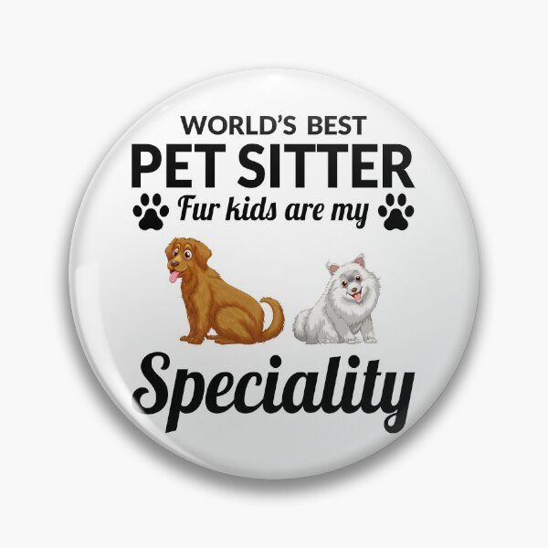 Item preview, Pet Sitter Sitting Dog Walker Fur Animal Funny designed and sold by CuteDesigns1.
