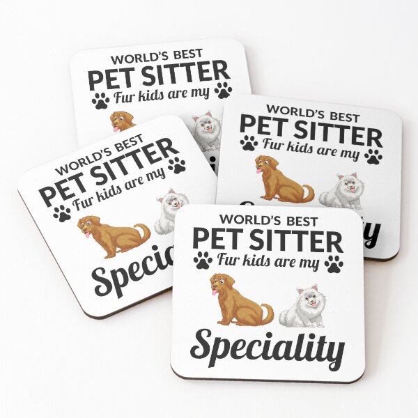 Item preview, Pet Sitter Sitting Dog Walker Fur Animal Funny designed and sold by CuteDesigns1.