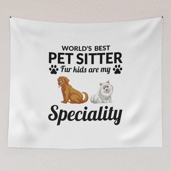 Item preview, Pet Sitter Sitting Dog Walker Fur Animal Funny designed and sold by CuteDesigns1.