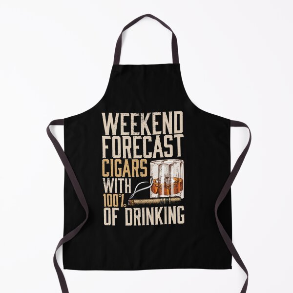 Item preview, Weekend Forecast Cigars With 100% Chance of Drinking Whiskey designed and sold by OusmaneProDz.