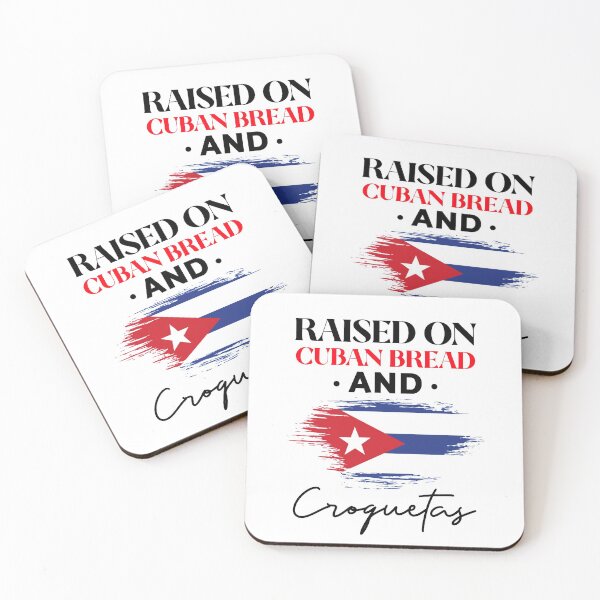Item preview, Raised on Cuban Bread and Croquetas Funny Hispanic Heritage designed and sold by Neggan.