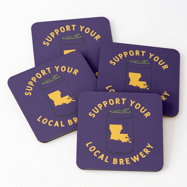 Item preview, Support Your Local Brewery Louisiana designed and sold by fearcity.