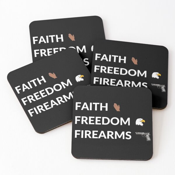 Item preview, FAITH FREEDOM FIREARMS, ESSENTIAL T-SHIRT designed and sold by JoesCornerStore.