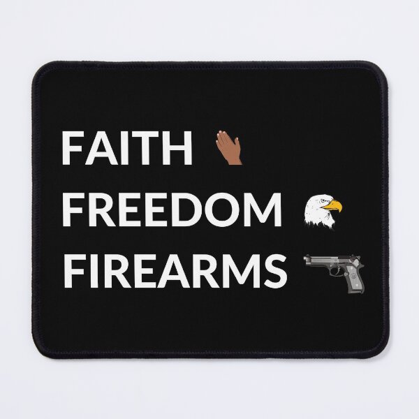 Item preview, FAITH FREEDOM FIREARMS, ESSENTIAL T-SHIRT designed and sold by JoesCornerStore.