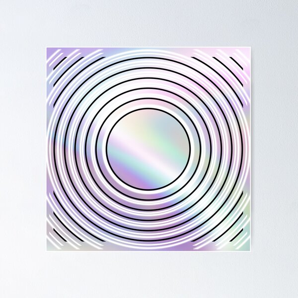 Item preview, Abstract Geometric Imagination 010 designed and sold by HeliMalereiArt.