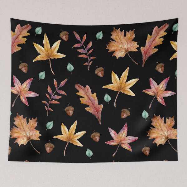 Item preview, The Leaves Are Falling Golden Autumn Aesthetic Fall Leaves Pattern designed and sold by chloeinca.