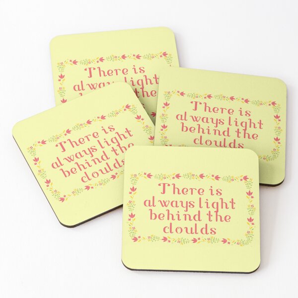 Item preview, Little Women Quote - There is always light behind the clouds designed and sold by EagleFang101.