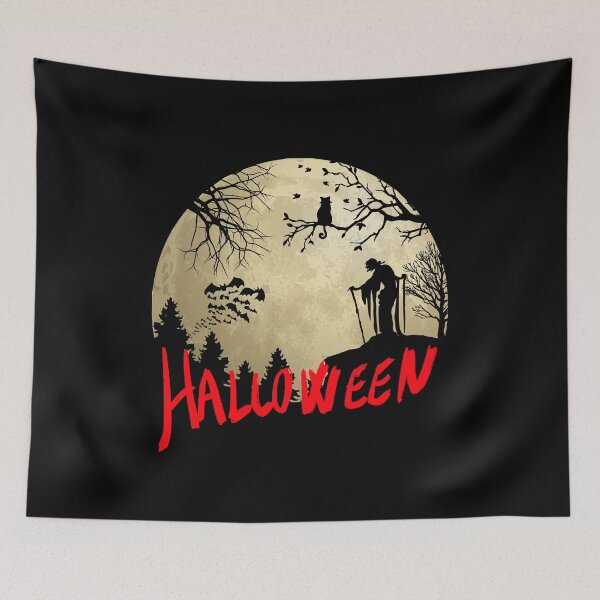 Item preview, halloween cats bats retro designed and sold by Original1977.