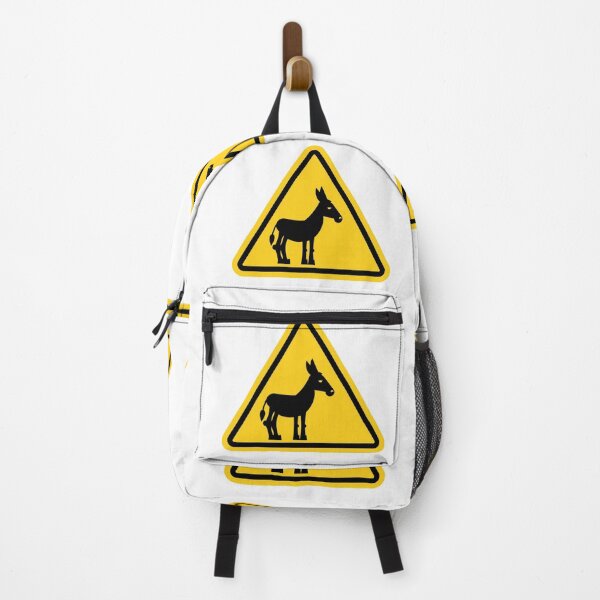 Item preview, Warning Sign Attention Donkey designed and sold by nazo98.